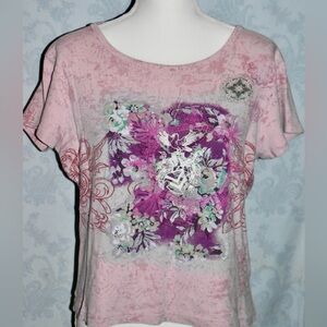Floral Short Sleeve Top